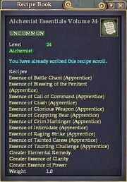 Alchemist Essentials Volume 24