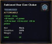 Fashioned Bear Claw Choker