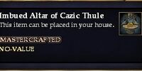 Imbued Altar of Cazic Thule