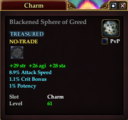 Blackened Sphere of Greed