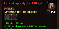 Cape of Apocalyptical Blight