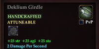 Deklium Girdle