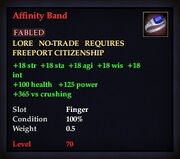 Affinity Band