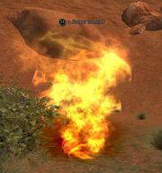 A flame torrent