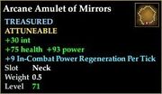 Arcane Amulet of Mirrors