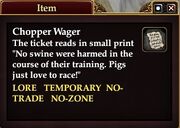 Chopper Wager