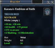 Karana's Emblem of Faith
