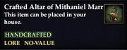 Crafted Altar of Mithaniel Marr