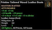 Tailored Waxed Leather Boots