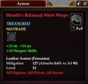 Hanshi's Balanced Wrist Wraps
