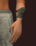Mentor's Dark Silk Wrist Wraps (Equipped)
