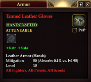 Tanned Leather Gloves