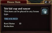 Teir'dal cup and saucer