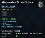 Manatouched Scholar's Robe