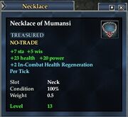 Necklace of Mumansi