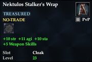 Nektulos Stalker's Wrap