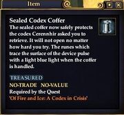 Sealed Codex Coffer