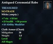 Antiqued Ceremonial Robe