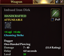 Imbued Iron Dirk
