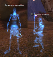 A war-torn apparition