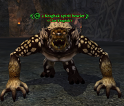 A Kragbak spirit howler