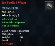 Ice Spelled Wraps