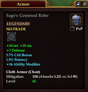 Sage's Gemmed Robe