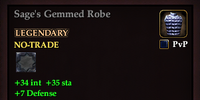 Sage's Gemmed Robe