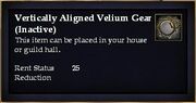 Vertically Aligned Velium Gear (Inactive)
