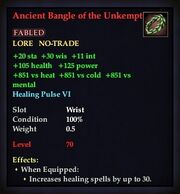 Ancient Bangle of the Unkempt