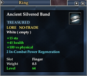 Ancient Silvered Band