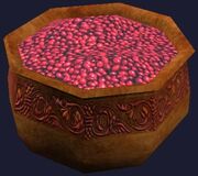 Basket of cranberries (Visible)