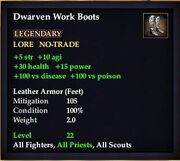 Dwarven Work Boots (Leather)
