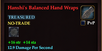 Hanshi's Balanced Hand Wraps