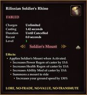 A Rilissian Soldier's Mount