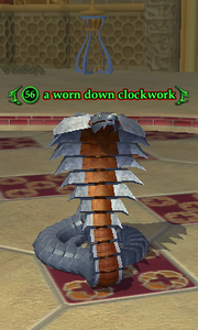 A worn down clockwork