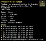 Armies of the Underfoot
