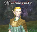 A shrine guard