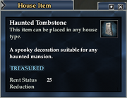 Haunted Tombstone