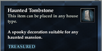 Haunted Tombstone