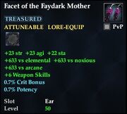 Facet of the Faydark Mother