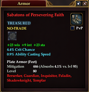 Sabatons of Persevering Faith
