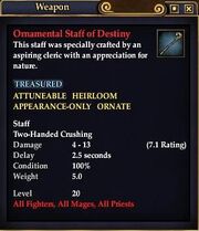 Ornamental Staff of Destiny