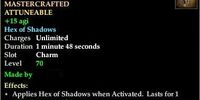 Pristine shadow imbued swiftcloth hex doll