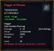 Dagger of Disease