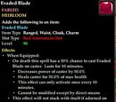 Evaded Blade