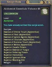 Alchemist Essentials Volume 48