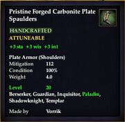 Carbonite Plate Spaulders
