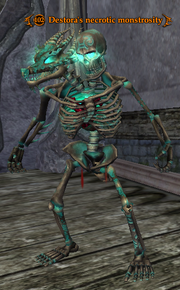 Destora's necromantic monstrosity