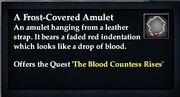 A Frost-Covered Amulet